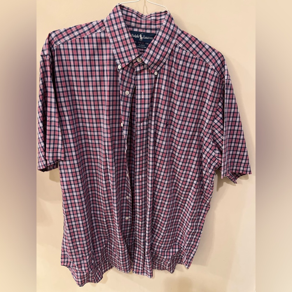 Polo by Ralph Lauren short sleeve button down collar casual shirt